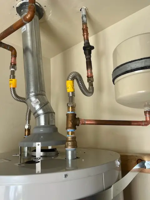 Water heater installation and plumbing repair in Brattle